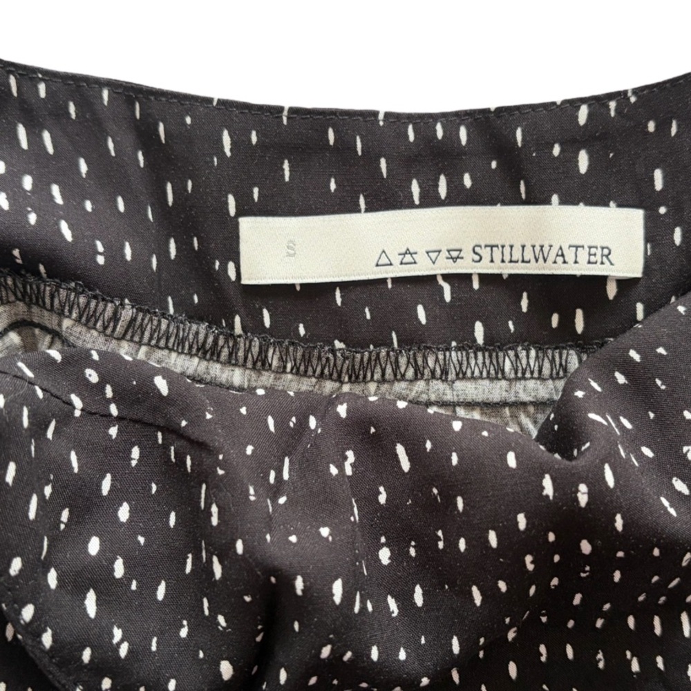 Stillwater NWT Tiered Maxi Dress Black Print Size S - Picture 4 of 5